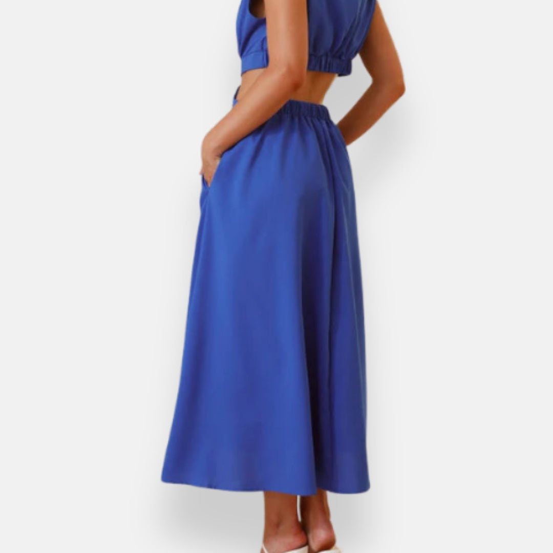 Clotilde | Robe longue élégante