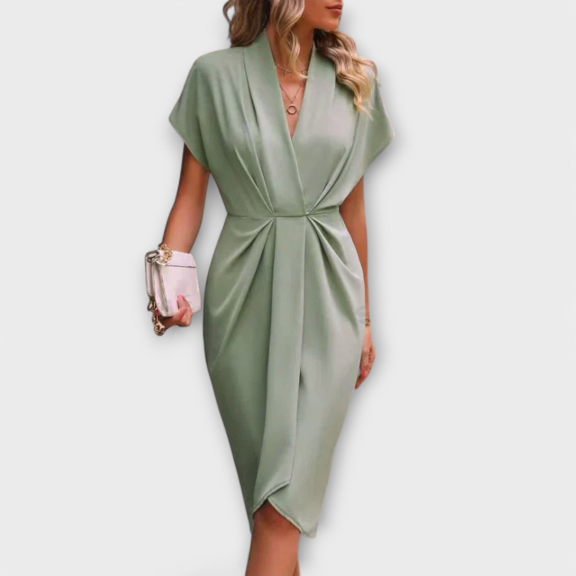 Serena | Robe Midi Portefeuille