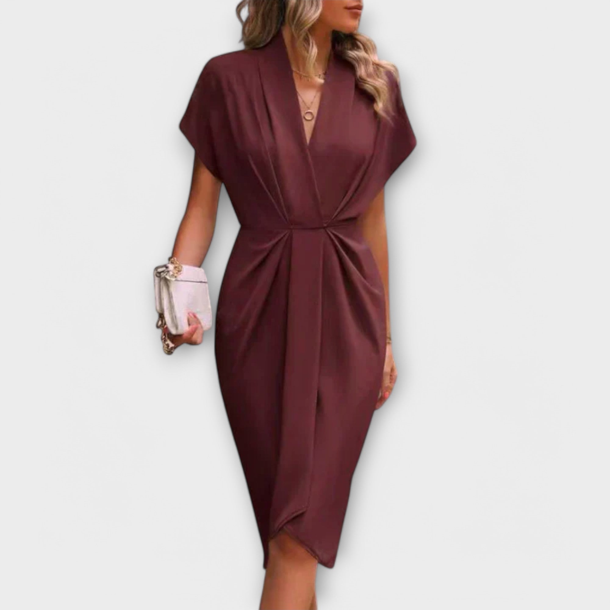 Serena | Robe Midi Portefeuille