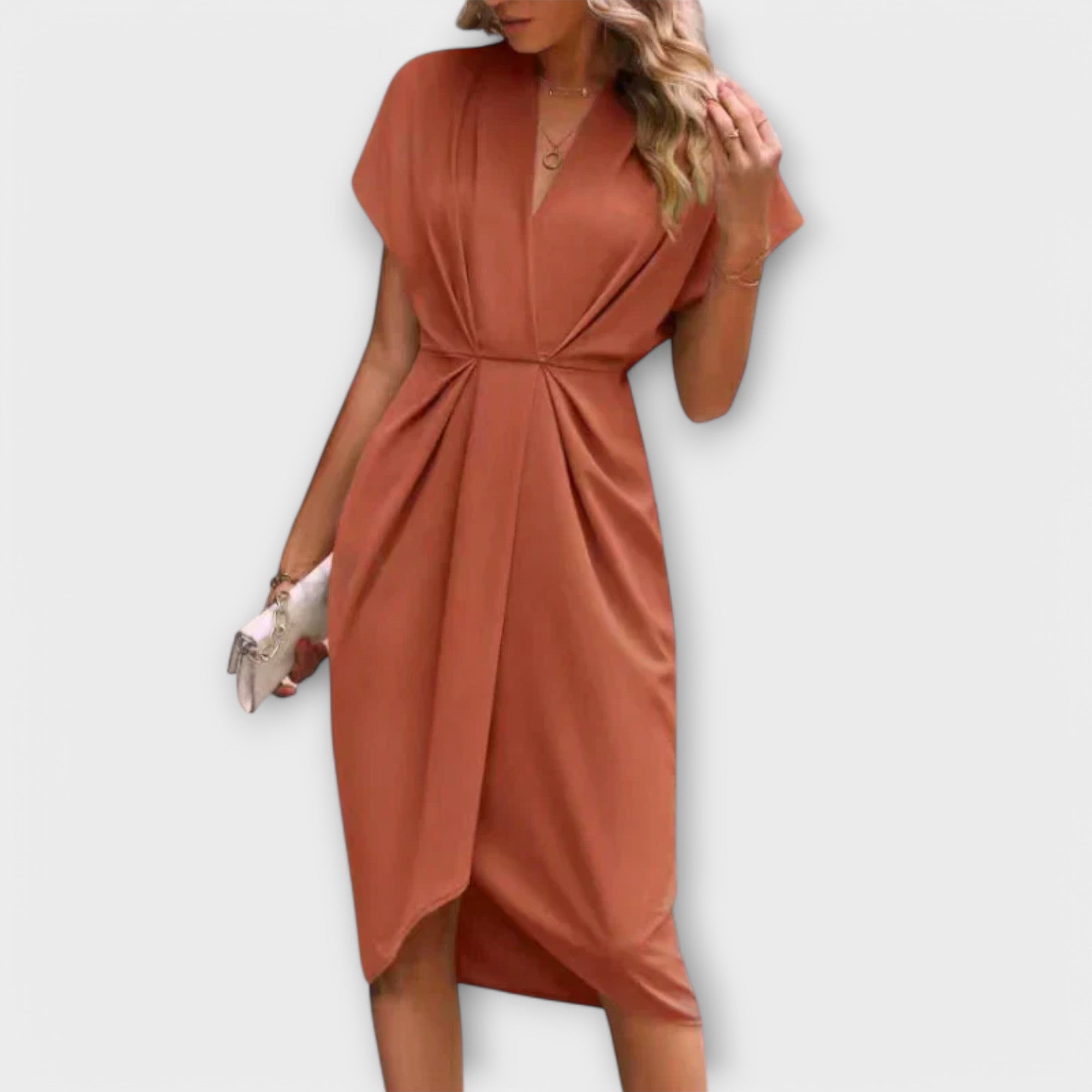 Serena | Robe Midi Portefeuille