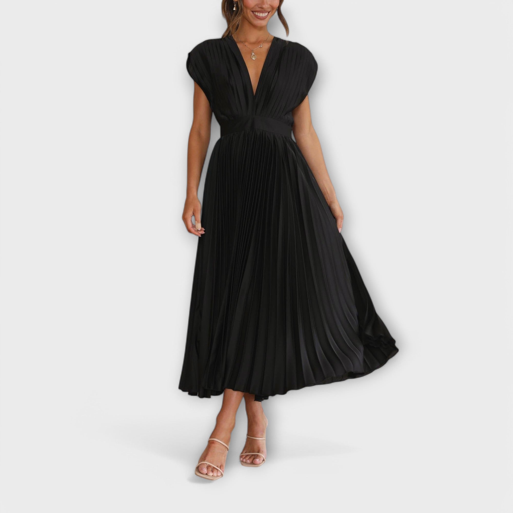 Maria | Robe plissée élégante