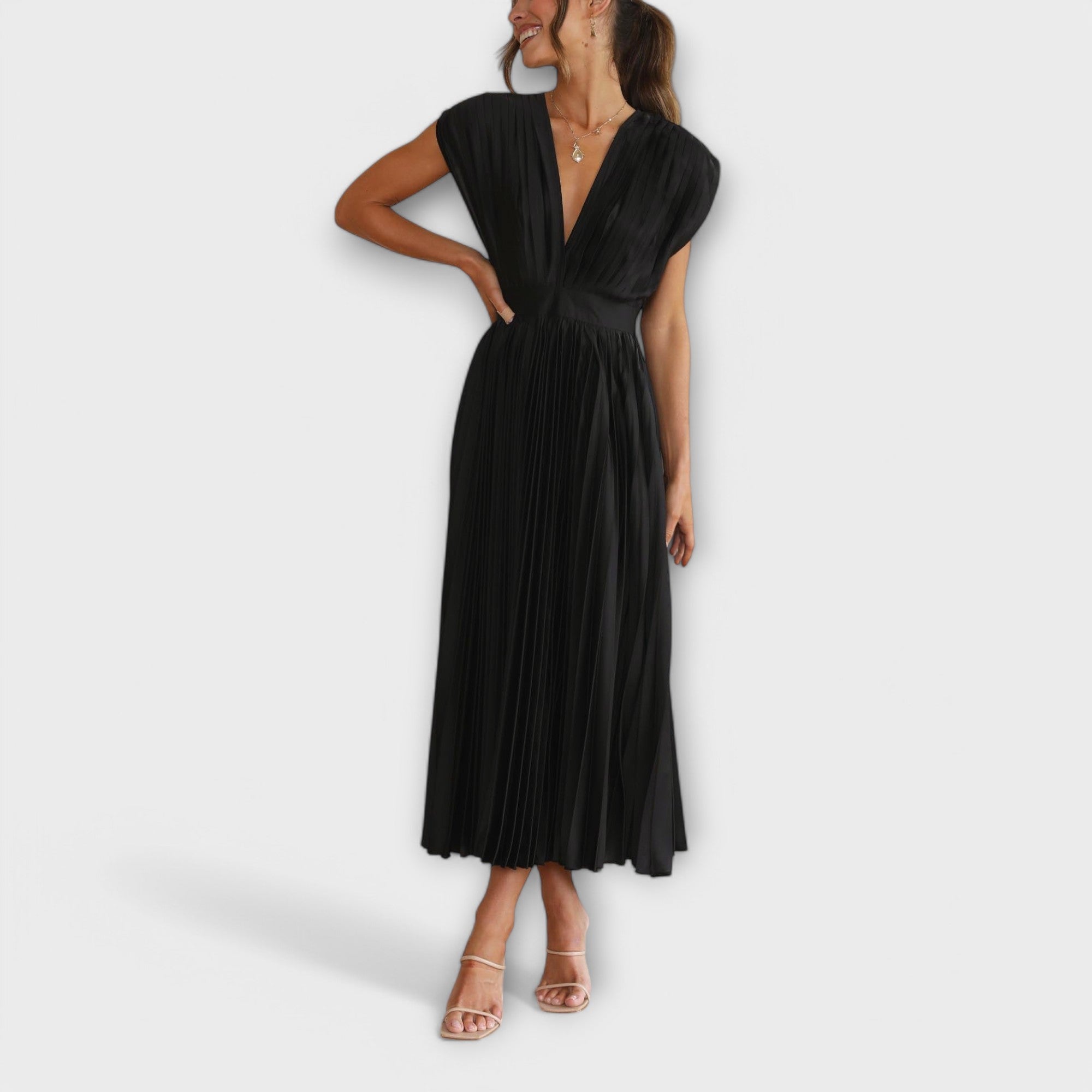 Maria | Robe plissée élégante