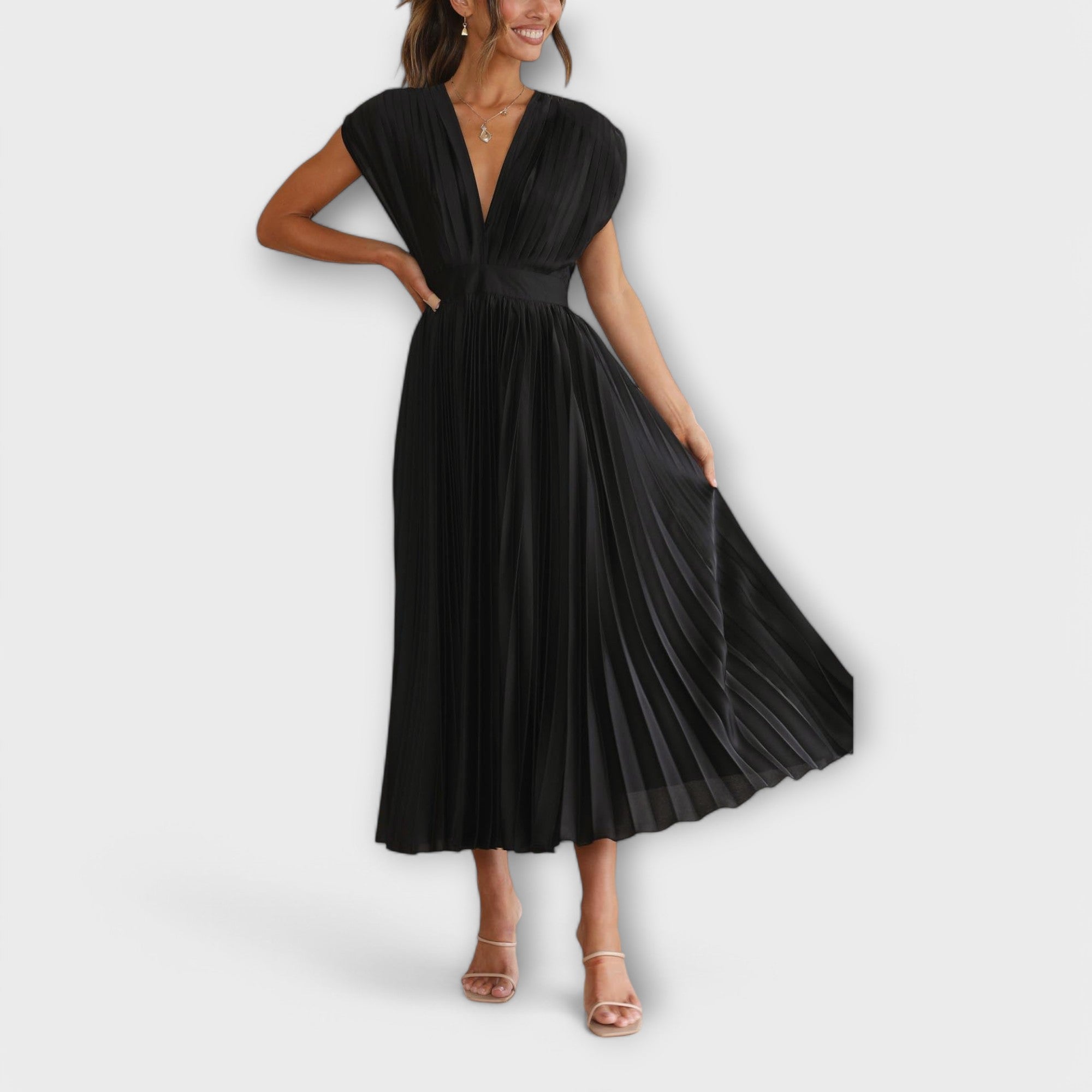 Maria | Robe plissée élégante