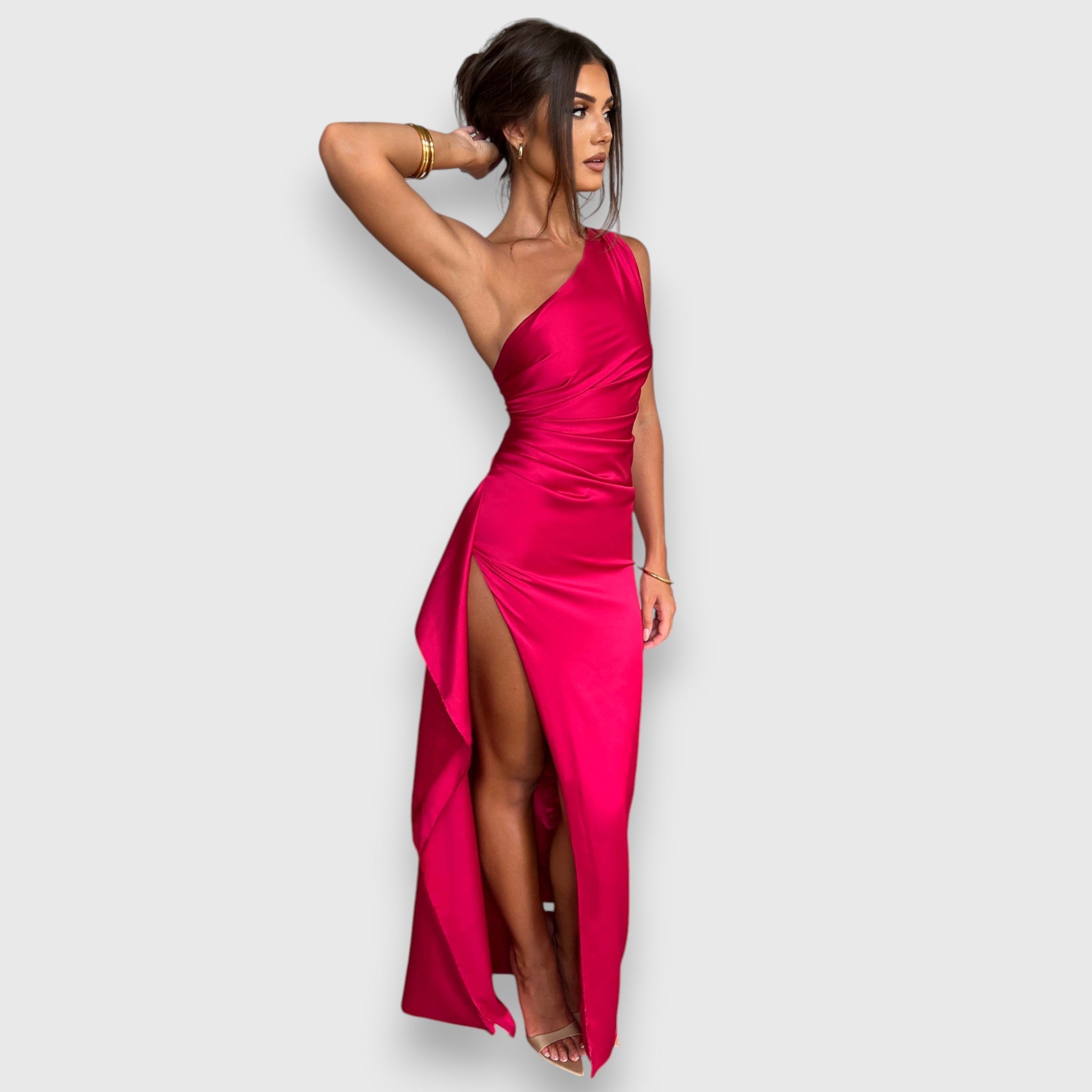 Sienna | Robe Maxikleed à Une Épaule