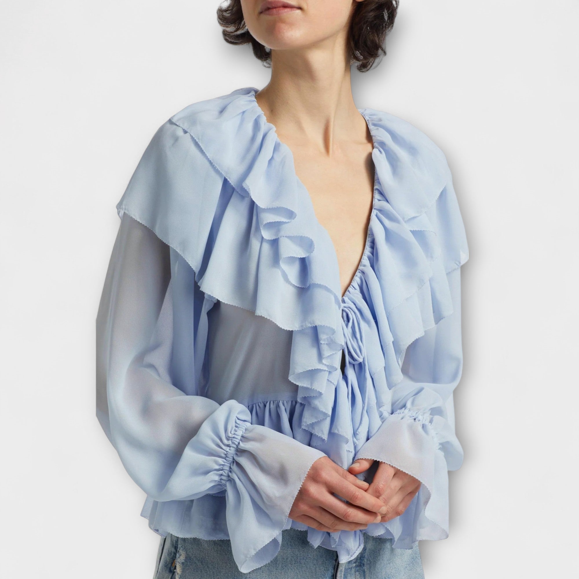 Martha | Chemisier Rüschenshirt Soraya