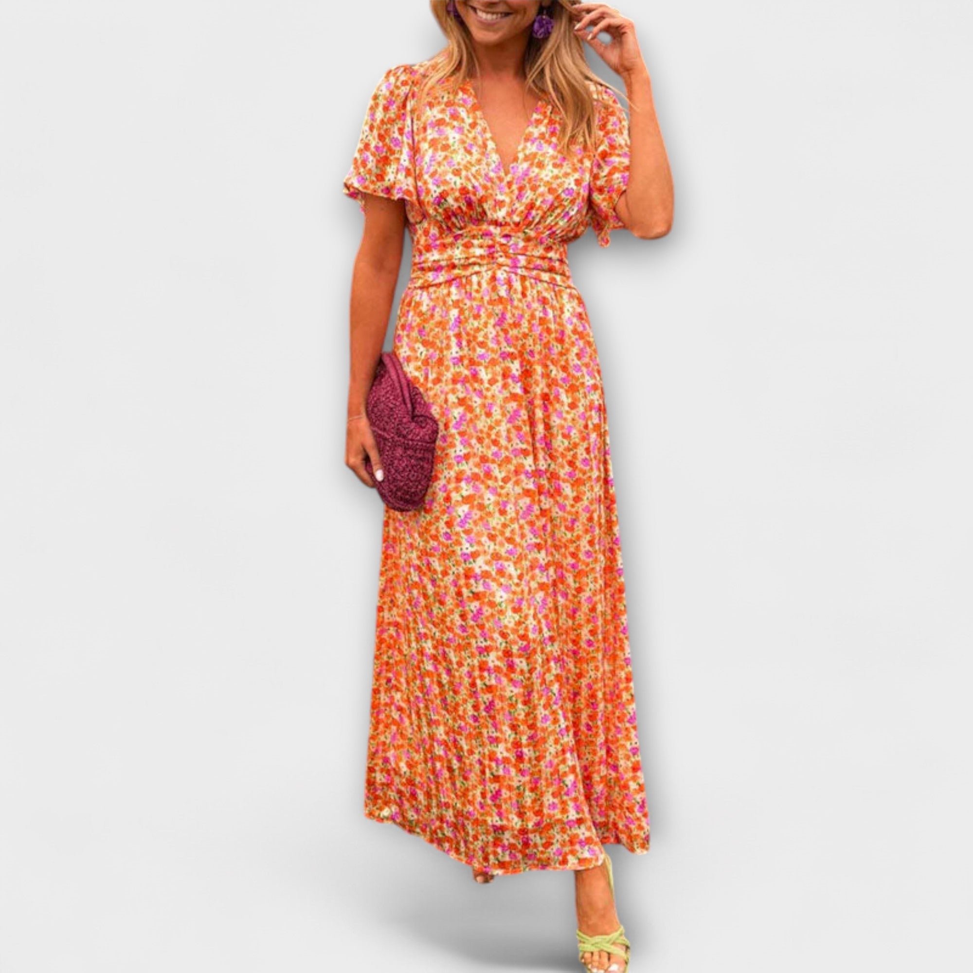Elsie | Robe Classique à Col en V