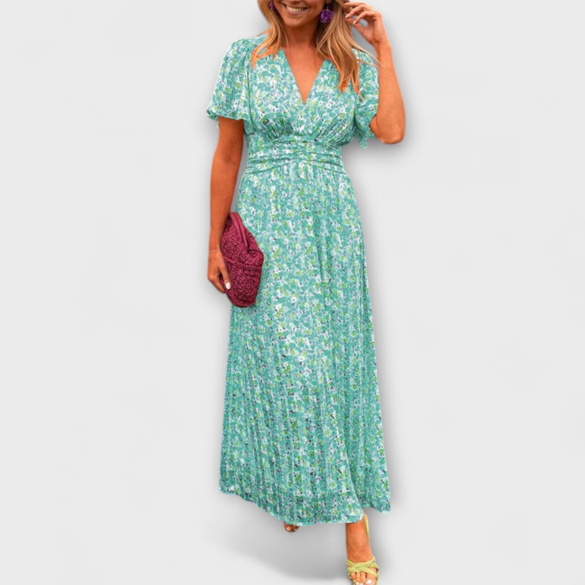 Elsie | Robe Classique à Col en V