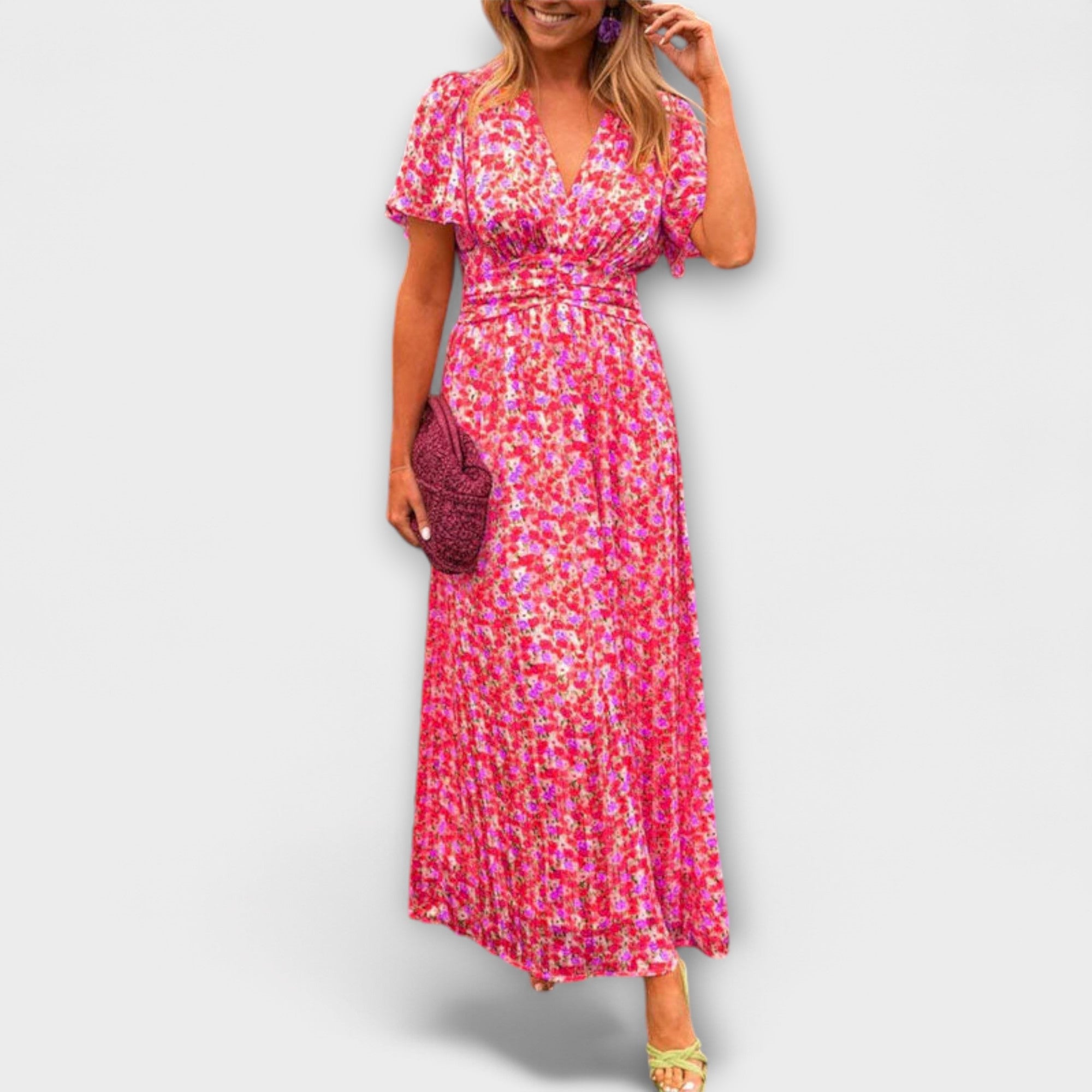 Elsie | Robe Classique à Col en V