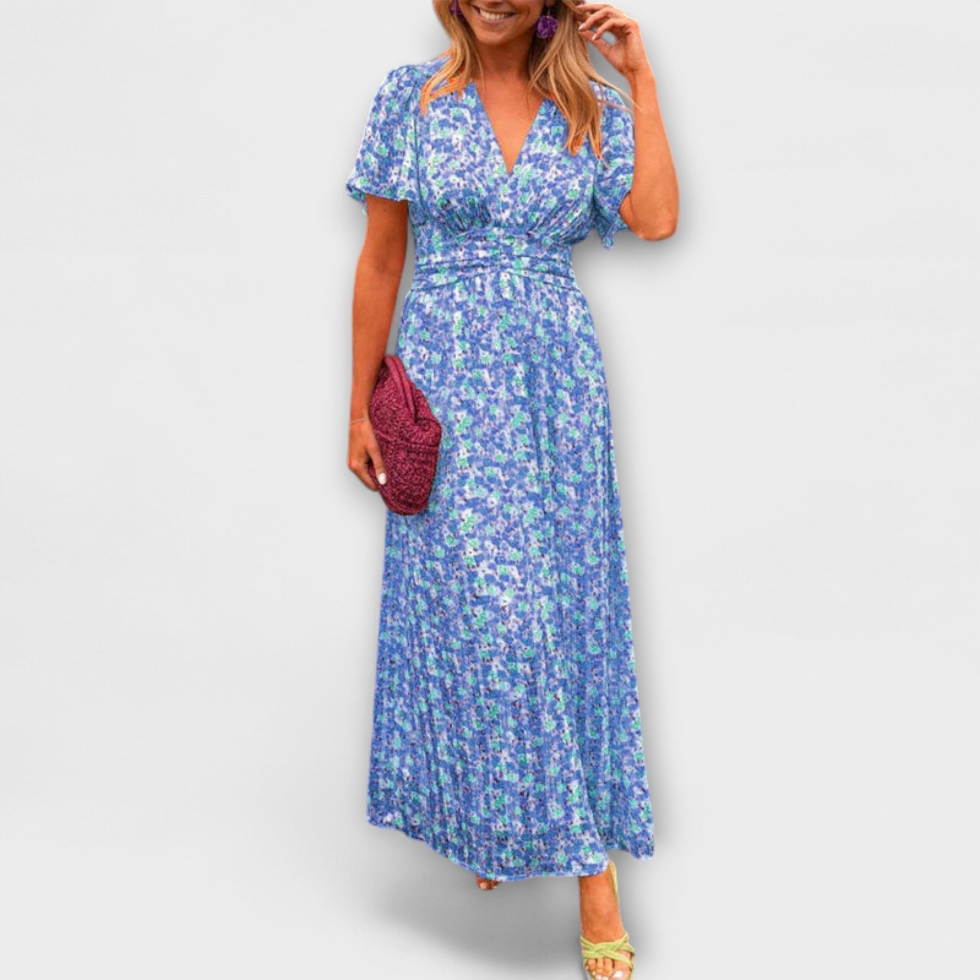 Elsie | Robe Classique à Col en V