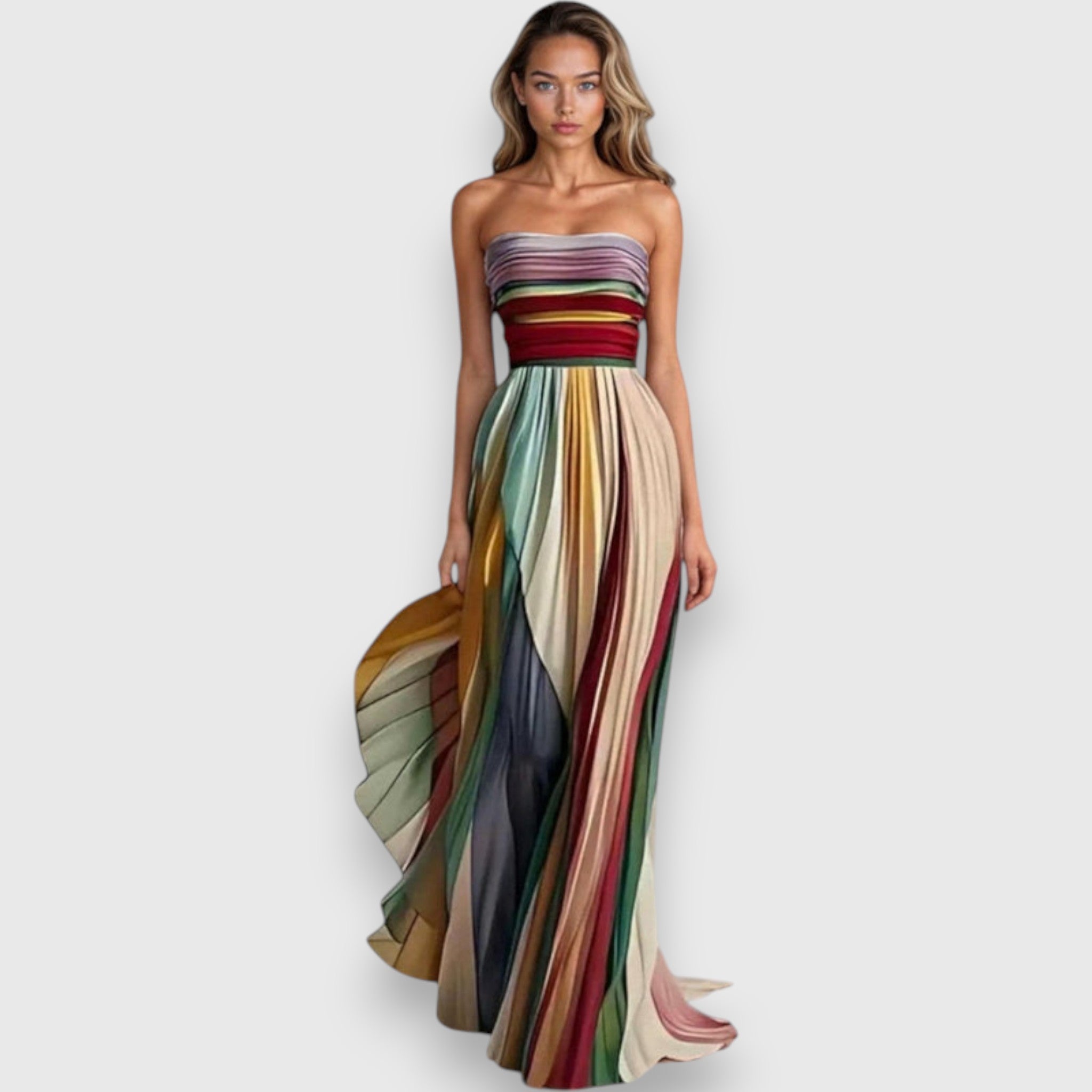 Florine | Robe d'été en tissu premium